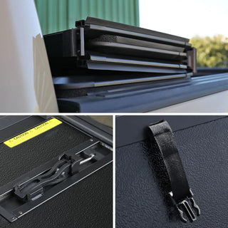 Spec D Hard Quad-Fold Tonneau Cover: Dodge Ram (w/ 5'8ft Bed) 2009 - 2018