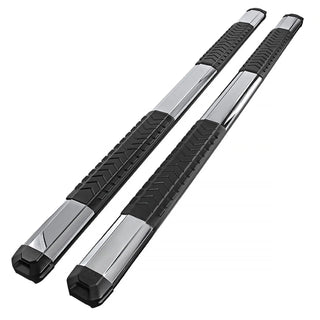Spec D 5" Side Step Nerf Bars (Polished): Dodge Ram Crew Cab 2009 - 2018