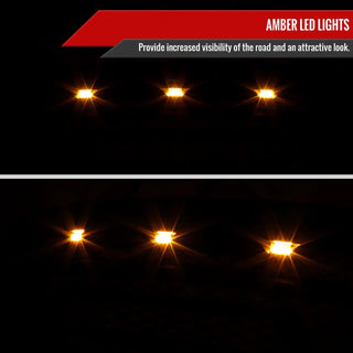 Spec D Rebel Grille w/ LED's (Matte Black): Dodge Ram 1500 2009 - 2012