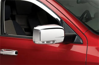 Putco Chrome Mirror Covers: Fits Most Dodge / Ram 1500 Models (2002-2018) w/o Turn Signal