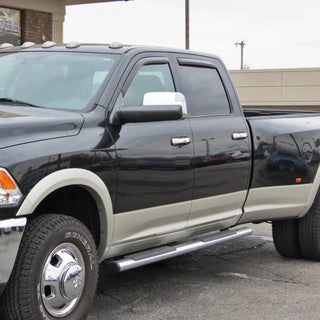 Spec D Mirrors SET w/ Turn Signal & Puddle Light (Auto-Fold, Chrome): Dodge Ram / Ram 1500 (02-18)
