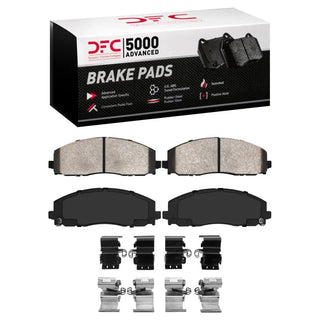 DFC 5000 Ceramic Brake Pads and Hardware Kit (FRONT): Jeep Gladiator (18-25)