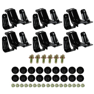 Spec D Side Step Nerf Bars (Black): Jeep Wrangler JK 4-Door 2007 - 2018