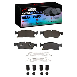 DFC 4000 HybriDynamic Brake Pads and Hardware Kit (FRONT): Dodge Durango 3.6L / 5.7L (11-22)