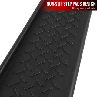 Spec D Side Step Nerf Bars (Black): Jeep Wrangler JK 2-Door 2007 - 2018