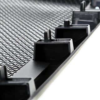 Spec D Matte Black Mesh Grille: Jeep Wrangler JK 2007 - 2018