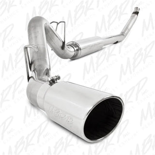 MBRP ARMOR PLUS Street Profile Single Side Exit 4" Turbo-Back Exhaust (REAR): Dodge Ram 2500/3500 1998-2002 5.9L Cummins