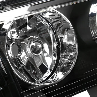 Spec D Euro Headlights Black: Dodge Charger 2006 - 2010