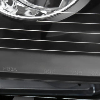 Spec D Euro Headlights Black: Dodge Charger 2006 - 2010