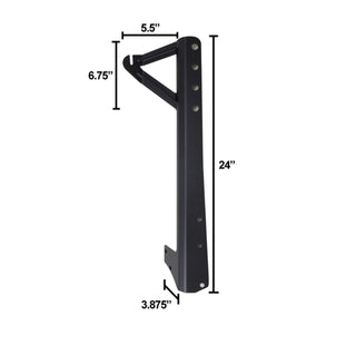Spec D 50" Windshield Light Mounting Bracket: Jeep Wrangler JK 2007 - 2018