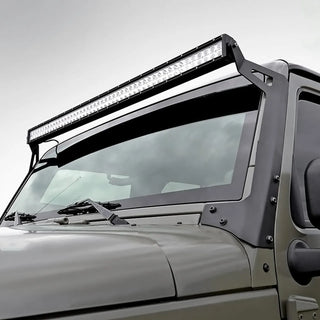 Spec D 50" Windshield Light Mounting Bracket: Jeep Wrangler JK 2007 - 2018