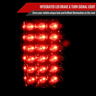 Spec D LED Tail Lights (Smoke): Dodge Ram 2007 - 2009
