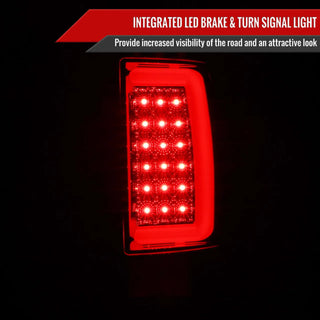 Spec D LED Tail Lights (Smoke, G2): Dodge Ram 2007 - 2009
