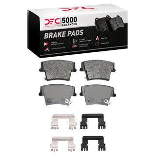 DFC Rear Brake Pads & Hardware Kit: Dodge Charger (06-14)