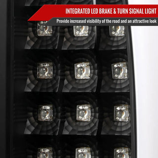 Spec D LED Tail Lights (Matte Black): Dodge Ram 2007 - 2009