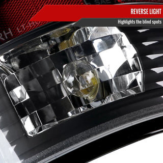 Spec D LED Tail Lights (Matte Black): Dodge Ram 2007 - 2009
