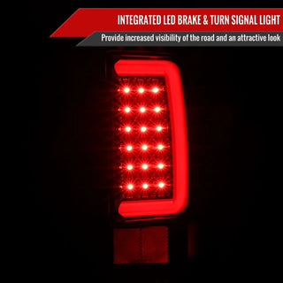 Spec D LED Tail Lights (Dark Smoke, G2): Dodge Ram 2007 - 2009