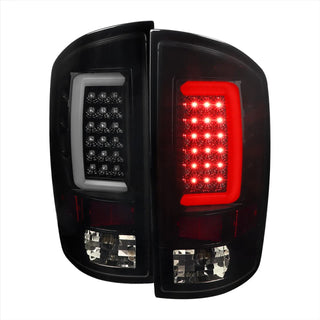 Spec D LED Tail Lights (Dark Smoke, G2): Dodge Ram 2007 - 2009