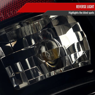 Spec D LED Tail Lights (Dark Smoke, G2): Dodge Ram 2007 - 2009