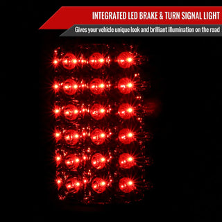 Spec D LED Tail Lights (Chrome): Dodge Ram 2007 - 2009