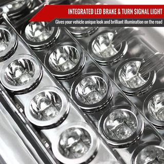 Spec D LED Tail Lights (Chrome): Dodge Ram 2007 - 2009
