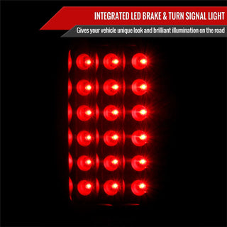 Spec D LED Tail Lights (Black): Dodge Ram 2007 - 2009