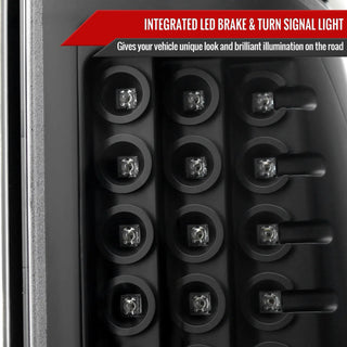 Spec D LED Tail Lights (Black): Dodge Ram 2007 - 2009