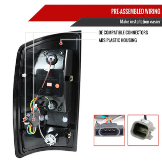 Spec D LED Tail Lights (Black): Dodge Ram 2007 - 2009