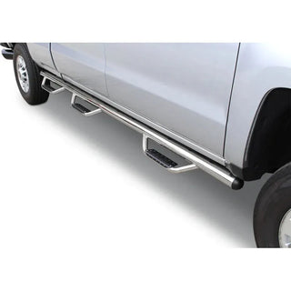 Go Rhino Dominator D3 3" Round Tube Side Steps (F&R): Fits Ram 1500 / 1500 Classic (11-24)