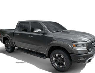 Bushwacker Pocket Style Fender Flares 4pc (FRONT AND REAR): Ram 1500 Rebel (2019-2024) - Black