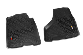 Rugged Ridge Floor Liner Front (Black): Fits Most Dodge Ram Models (2002-2018)