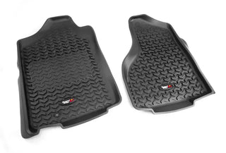 Rugged Ridge Floor Liner (FRONT): Fits Dodge / Ram 1500 / 2500 / 3500 (02-18) w/ - Black