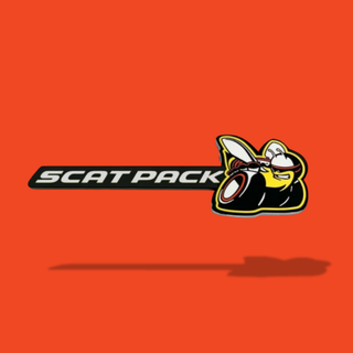 American Brother Designs SCAT PACK Acrylic Grille / Trunk Badge: Dodge Challenger & Charger 2015 - 2023