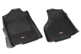 Rugged Ridge Front Floor Liner: Fits Most Ram 1500 / 2500 / 3500 Models (2011-2018) - Black