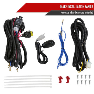 Spec D OEM Fog Lights (Clear): Dodge Charger 2006 - 2010