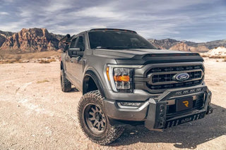 Husky Liners Aeroskin Lightshield PRO Hood Protector w/ LED Lights: Ram 2500 / 3500 (19-26)
