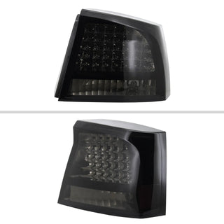 Spec D LED Tail Lights (Dark Smoke): Dodge Charger 2006 - 2010