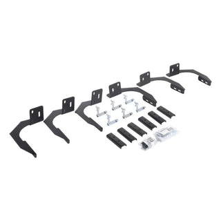 Go Rhino Mounting Brackets for Running Boards: Fits Dodge / Ram (02-26) - Texas Black