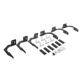 Go Rhino Mounting Brackets for Running Boards: Fits Dodge / Ram (02-26) - Texas Black