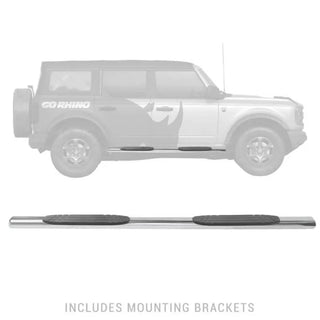 Go Rhino 1000 Series 4" Oval SS Side Steps: Jeep Wrangler (07-26)