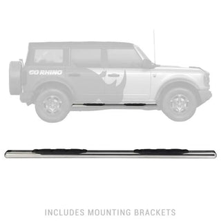 Go Rhino 1000 Series 5" Oval Powder Coated Side Steps: Fits Most Jeep Wrangler Models (2007-2026)