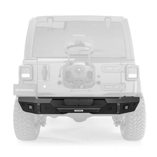 Go Rhino Trailline Rear Stubby Bumper: Fits Most Jeep Wrangler Models (2007-2026)