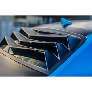 Glassskinz Bakkdraft Rear Window Louvers / Vents: Dodge Challenger 2008 - 2023 (All Models)