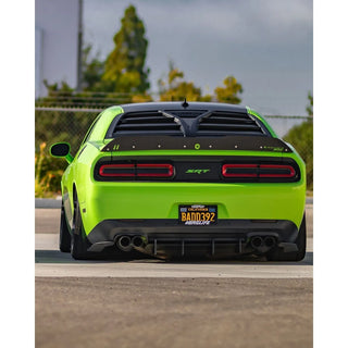 Glassskinz Torch Rear Window Louvers / Vents: Dodge Challenger 2008 - 2023 (All Models)