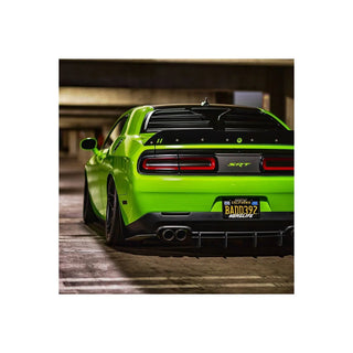 Glassskinz Torch Rear Window Louvers / Vents: Dodge Challenger 2008 - 2023 (All Models)