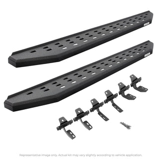 Go Rhino RB20 Complete Running Boards Kit w/ Brackets: Fits Most Jeep Gladiator Models (2018-2026)