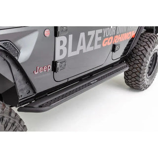 Go Rhino Dominator Extreme DSS SideSteps Kit (F&R): Jeep Wrangler (07-26)