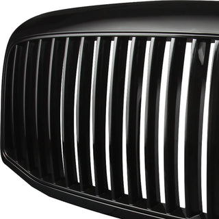 Spec D Vertical Grill (Black): Dodge Ram 2006 - 2008