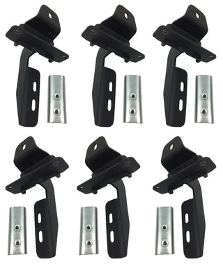 Go Rhino OE Xtreme Cab Length Side Step Brackets: Jeep Wrangler 07-18 / Gladiator 18-26 / Wrangler 18-26