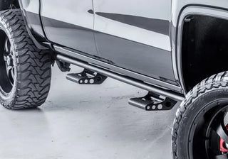 N-Fab RKR 1.75in Tubular Steel Rock Rails (CAB LENGTH): Ram 1500 (19-24) - Textured Black